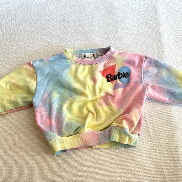 Cotton On Retro Barbie Tie-Dye Sweatshirt - Picture 1 of 3